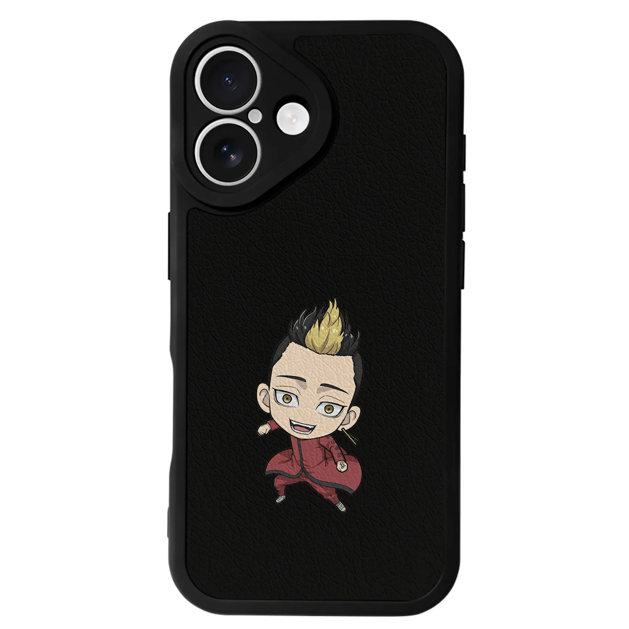 東京リベンジャーズ グッズ,半間修二 - IPhone 16シリーズ対応 ・ シリコンスマホケース ・ レザー調 ・ 高精度フィット ・ 耐衝撃 ・ ワイヤレス充電対応 ・ 精密カット